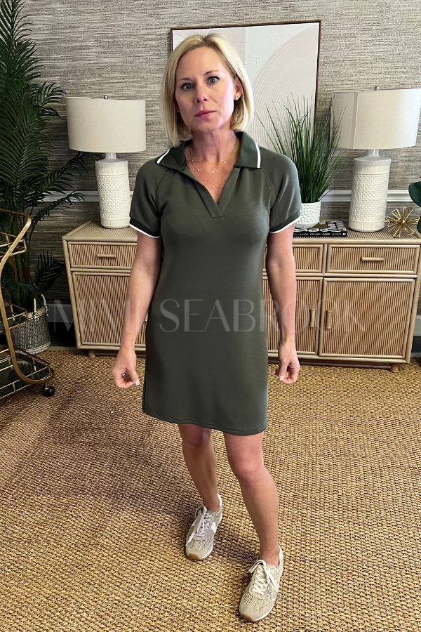 Barkley dress, olive