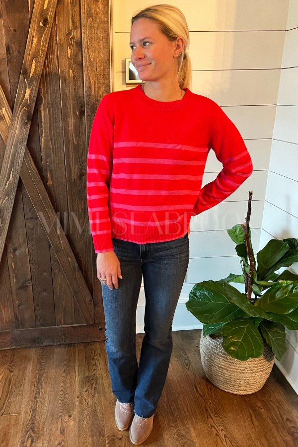 Barringer sweater, red