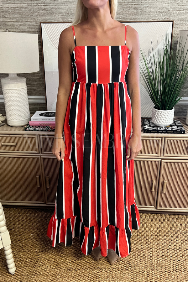 Barron dress, red