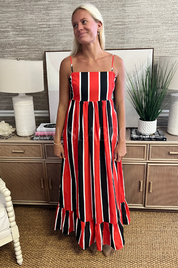 Barron dress, red