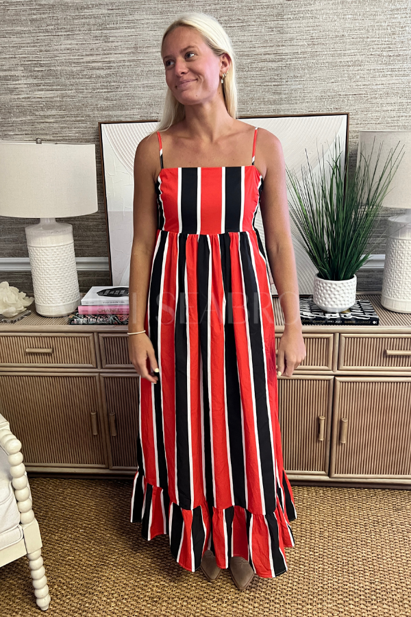Barron dress, red