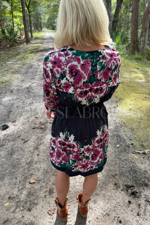 Beatrix Mini Dress, Violette Print by Cleobella