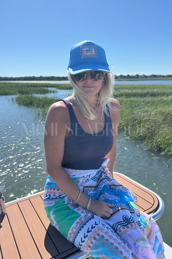 Beaufort Valley Trucker Hat x King + Pitt, Blue