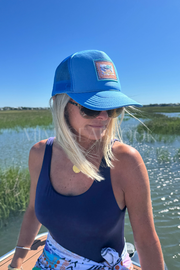 Beaufort Valley Trucker Hat x King + Pitt, Blue