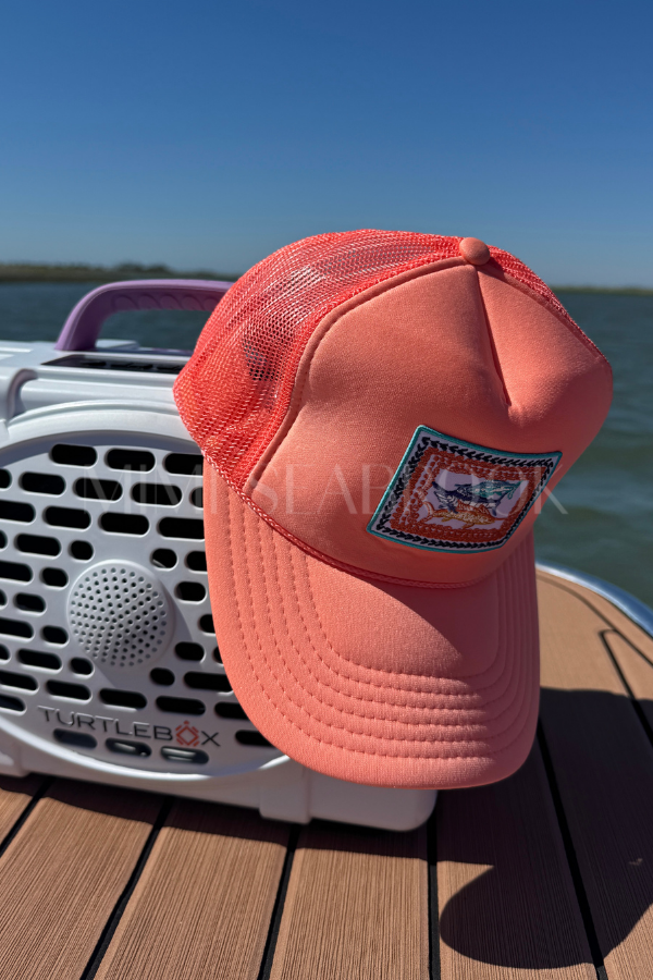 Beaufort Valley Trucker Hat x King + Pitt, Coral