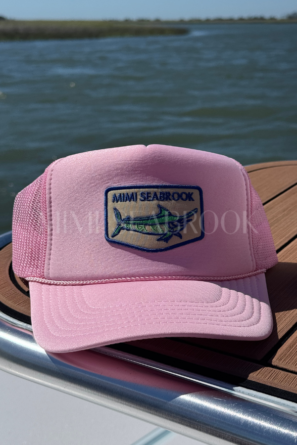 Beaufort Valley Trucker Hat x King + Pitt, Pink