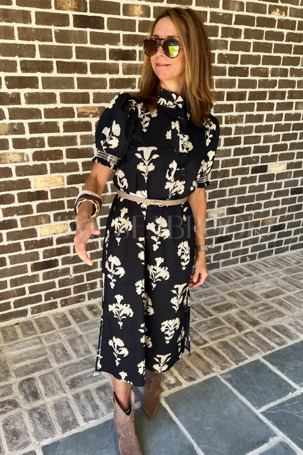 Bergner dress, black