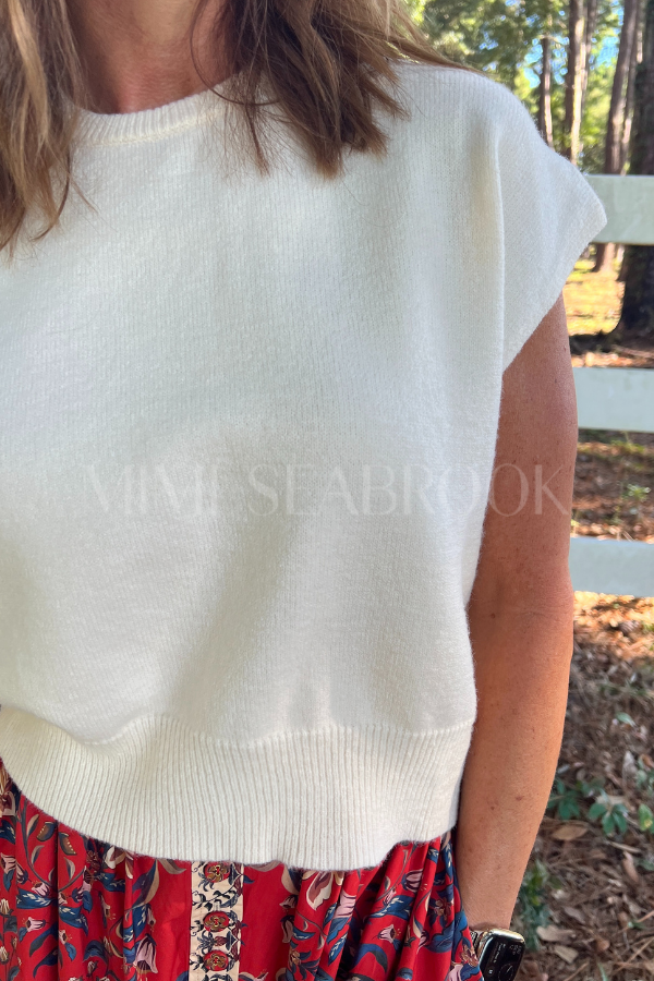 Bess sweater, cream