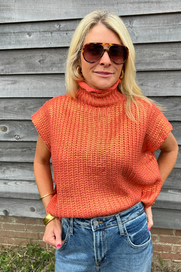 Bilton sweater, orange