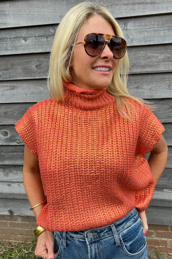 Bilton sweater, orange