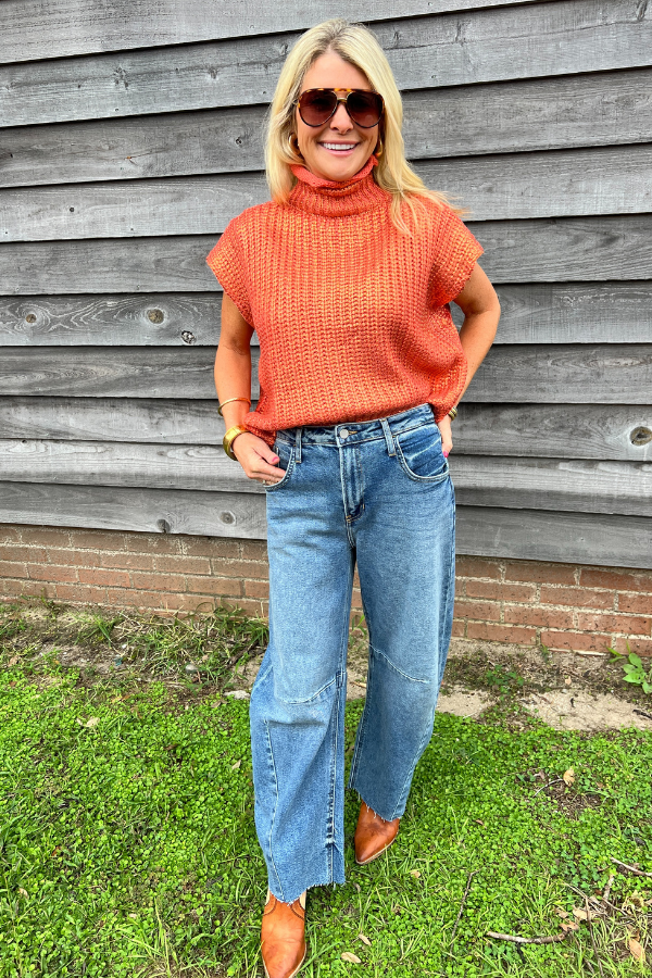 Bilton sweater, orange