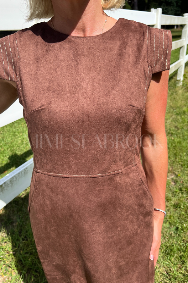 Blackwood dress, brown