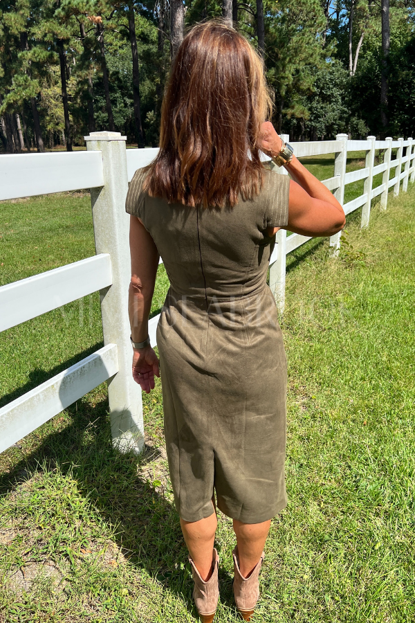 Blackwood dress, olive