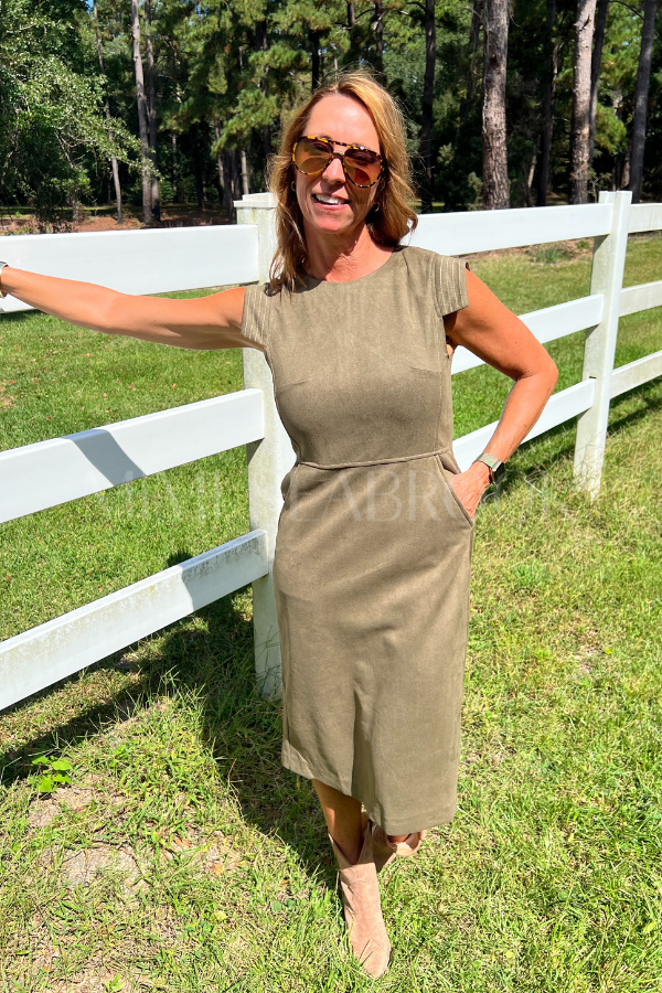 Blackwood dress, olive