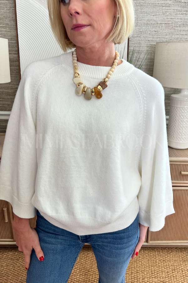 Bonneville sweater, cream