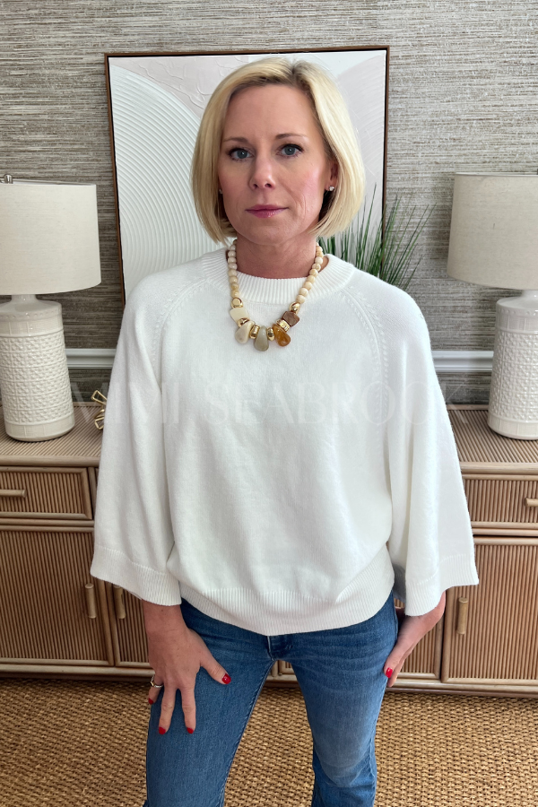 Bonneville sweater, cream