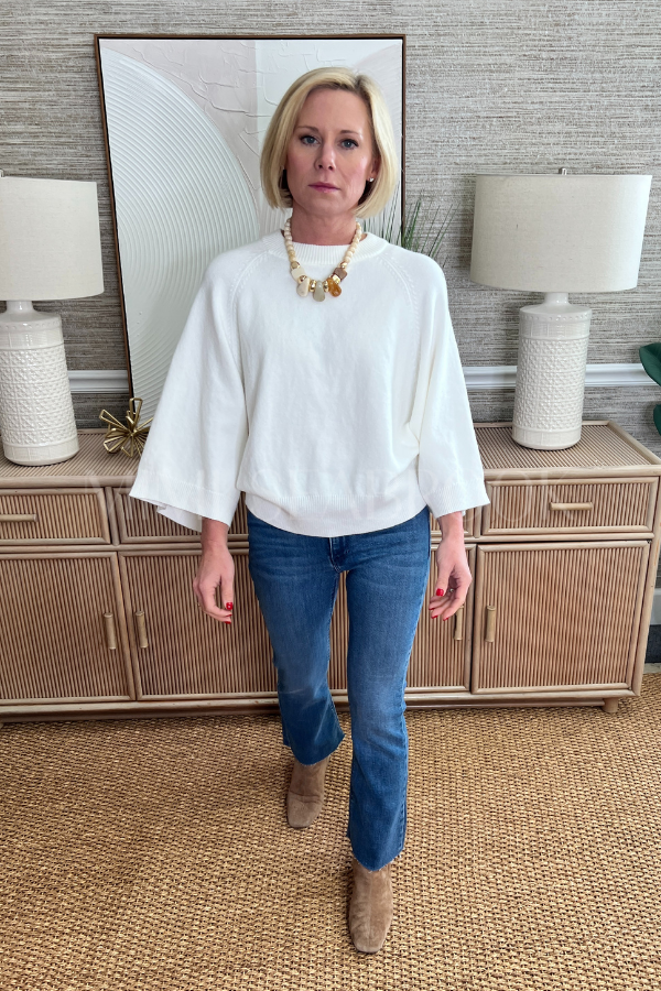 Bonneville sweater, cream