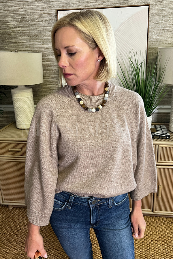 Bonneville sweater, soft mocha