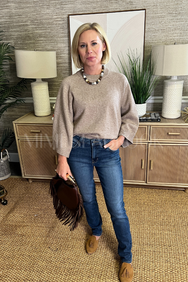 Bonneville sweater, soft mocha