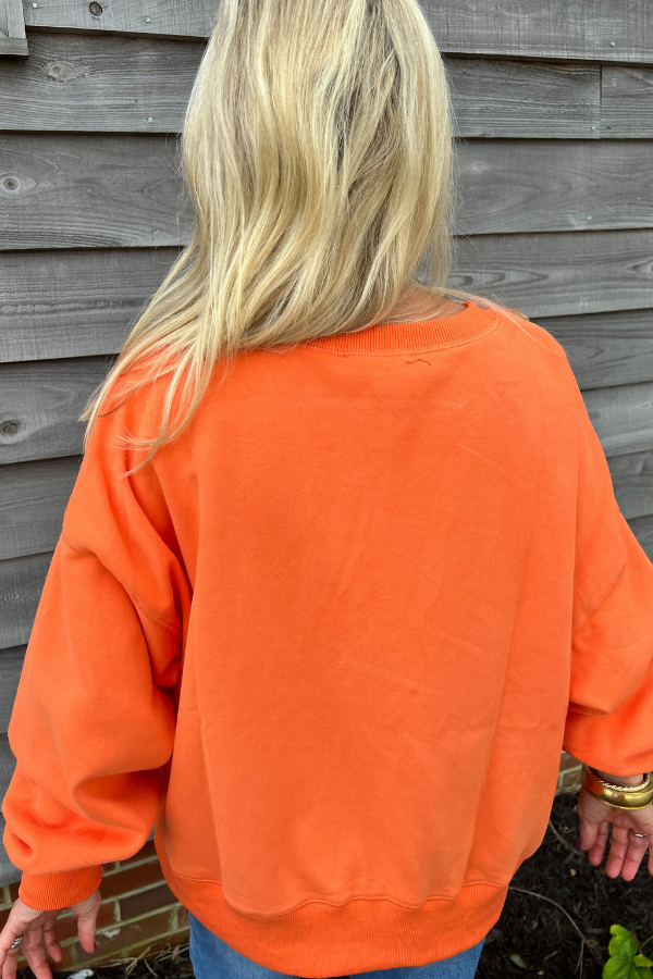 BOO sweatshirt, orange