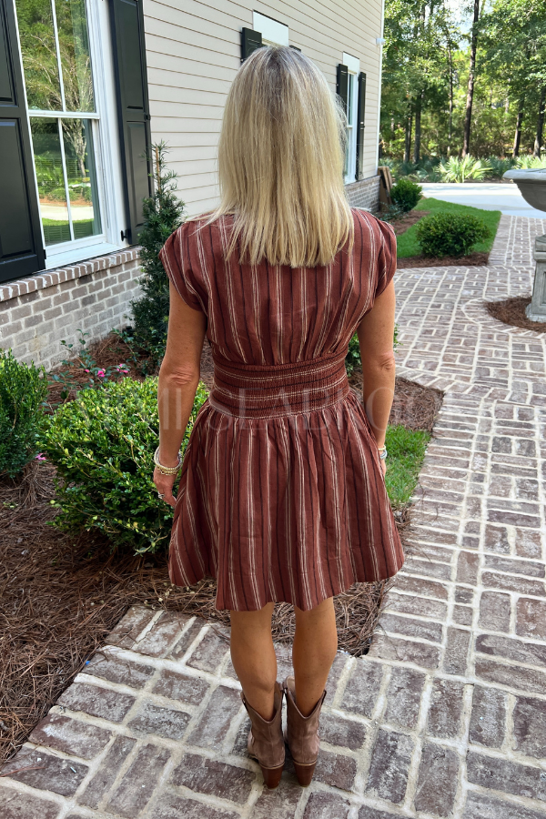 Bowman dress, brown