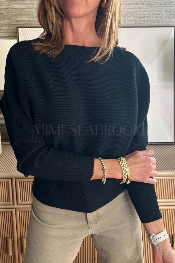 Bradford sweater, black