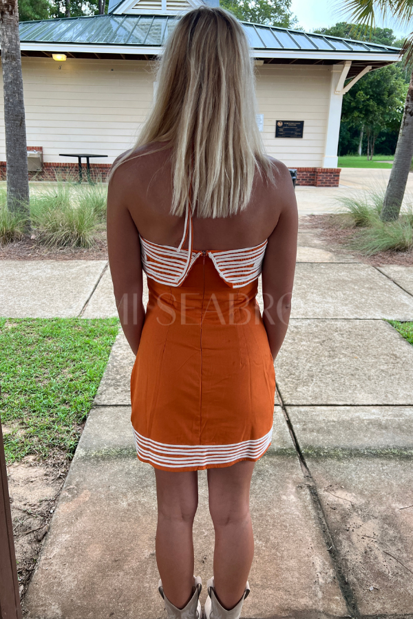 Bretta dress, orange