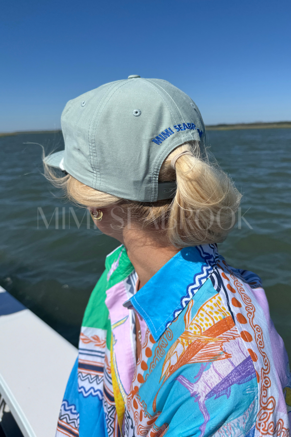 Bulls Bay Tarpon Hat x King + Pitt, White/Navy