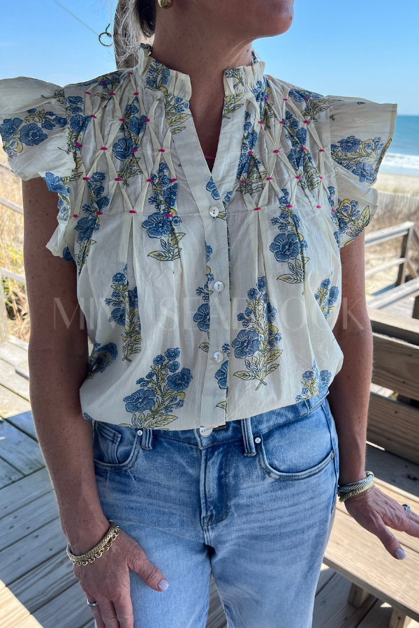 Burgess top, cream