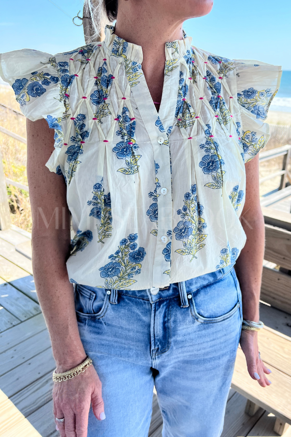 Burgess top, cream