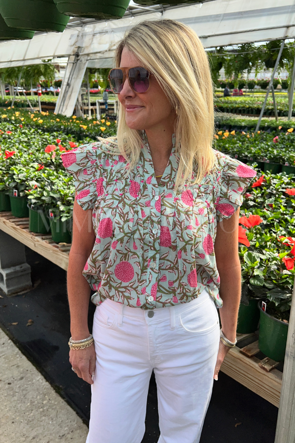 Burgess top, pink