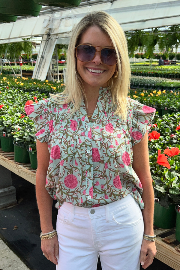 Burgess top, pink