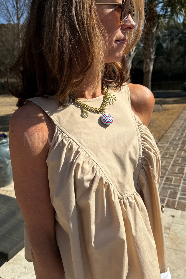 Burton top, taupe
