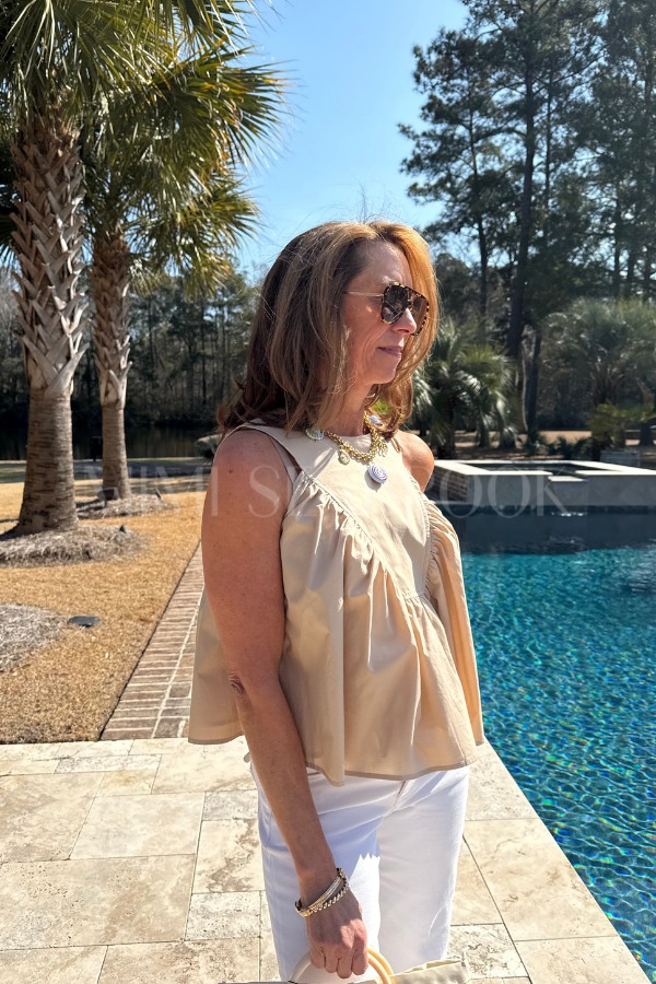 Burton top, taupe