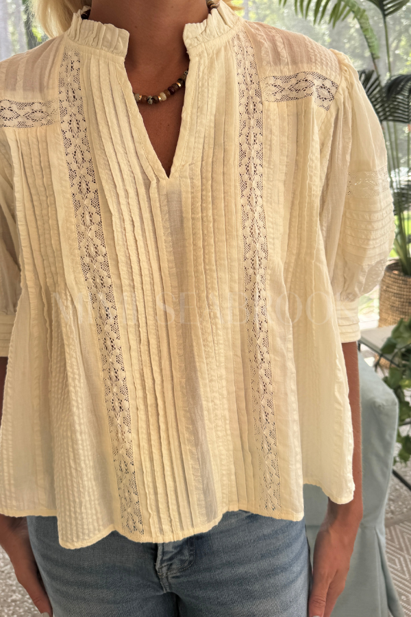 Calhoun top, cream