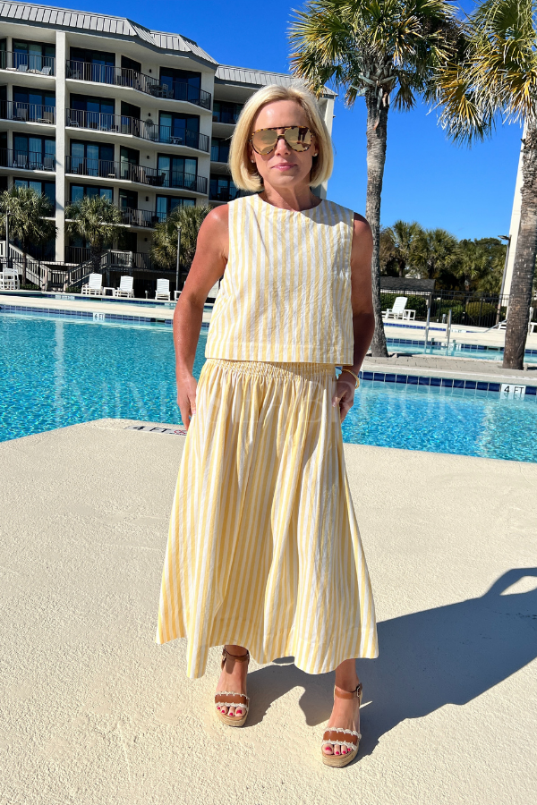 Campbell skirt, yellow