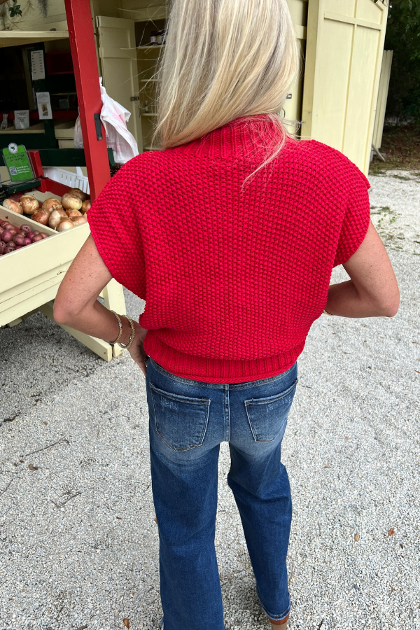 Carleen sweater, red