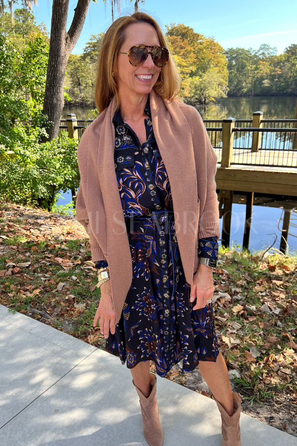 Carlton sweater, latte