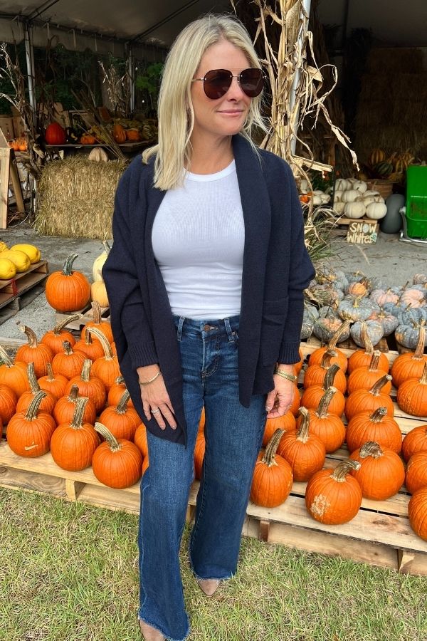 Carlton sweater, navy