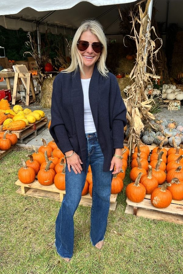 Carlton sweater, navy