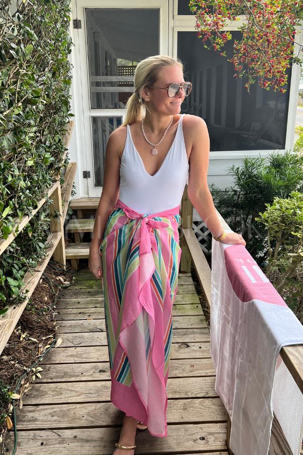 Castaway Stripe Sarong