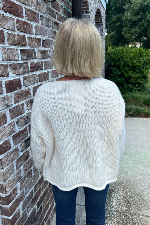 Cates cardigan sweater, beige