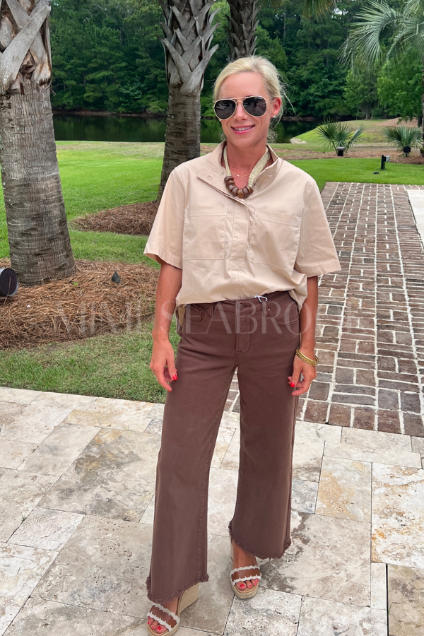 Cato top, beige