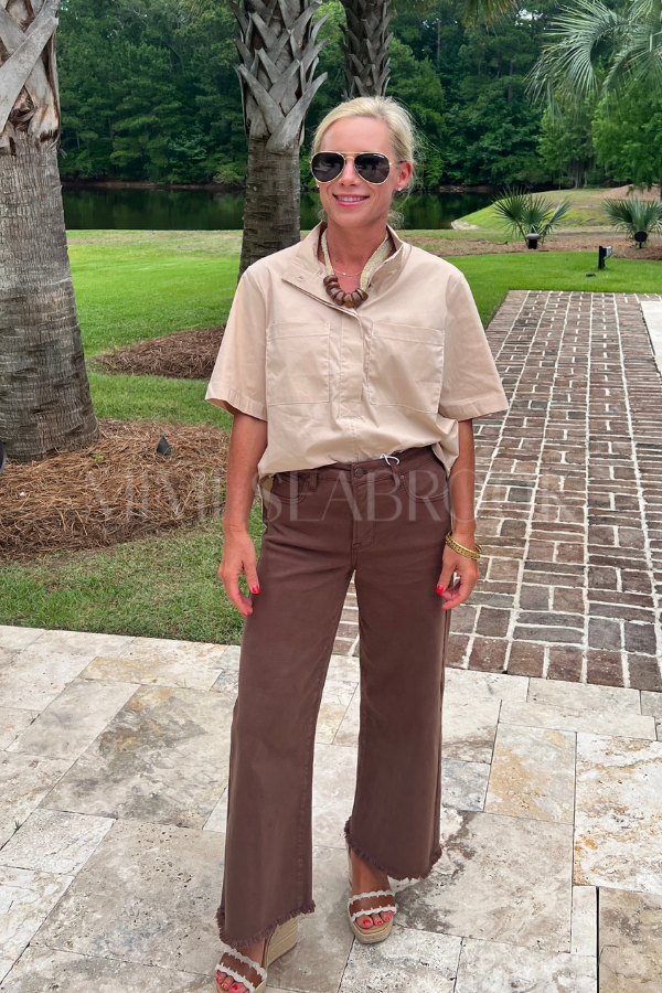 Cato top, beige