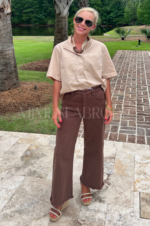Cato top, beige