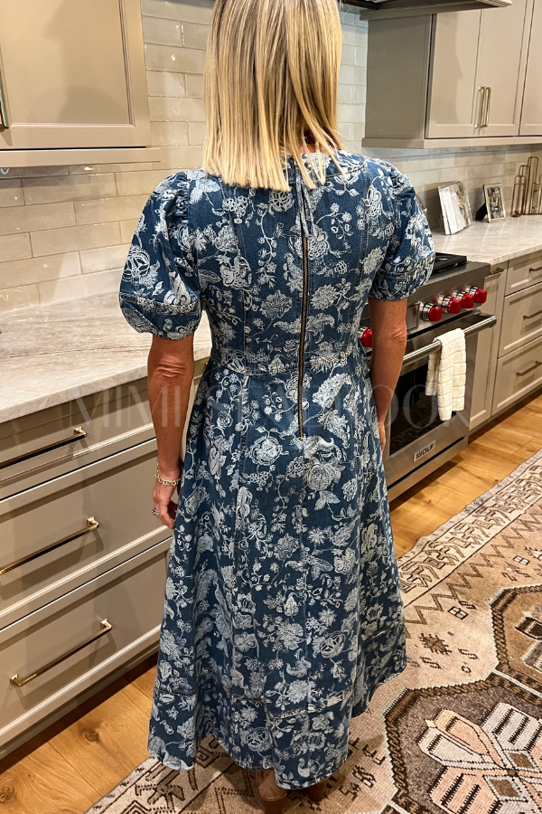 Charlie Midi Dress, Bois Laser Print by Cleobella