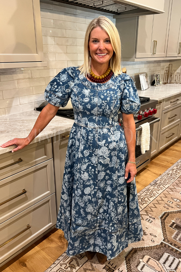 Charlie Midi Dress, Bois Laser Print by Cleobella