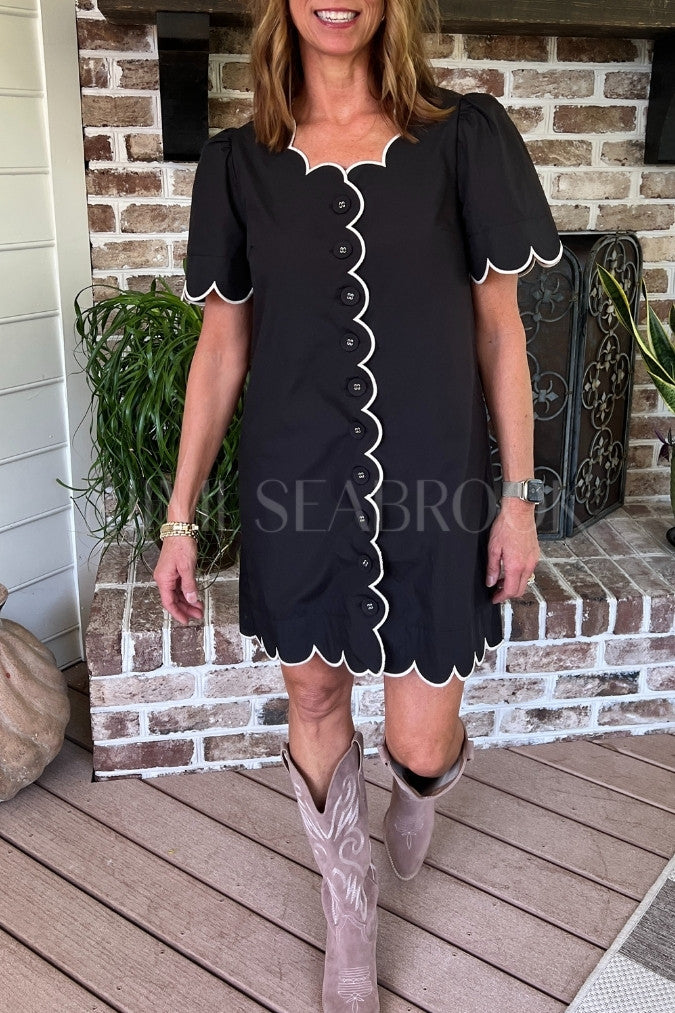 Charnette dress, black