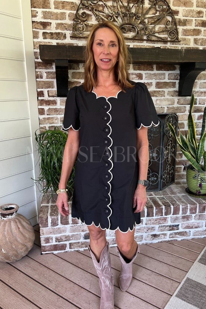 Charnette dress, black