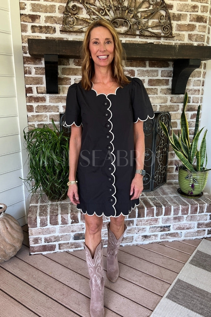 Charnette dress, black